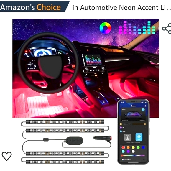 GOVEE LED SMART CAR INTERIOR LIGHTS - Picture 7 of 9